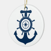 Anchor Sailor-versiering Keramisch Ornament (Links)