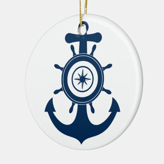 Anchor Sailor-versiering Keramisch Ornament (Links)
