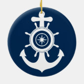 Anchor Sailor-versiering Keramisch Ornament (Achterkant)