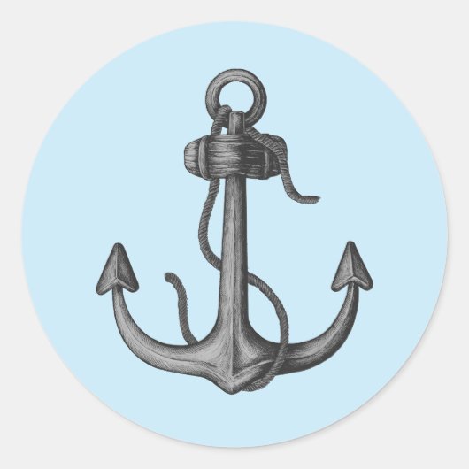 "ANCHOR" SEALIFE NAUTICAL ENVELOPE SEAL STICKER (Voorkant)