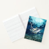 Anchor spiral Nautical Ocean Whale Notitieboek (Binnen)