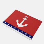 Anchor Star Striped Doormat Deurmat (Schuin)