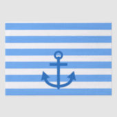 Anchor Stripes Blue & White Tissuepapier (Voorkant)