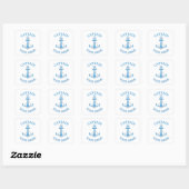 Anchor Vierkante Sticker (Vel)