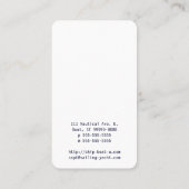 Anchor Visitekaartje (Achterkant)