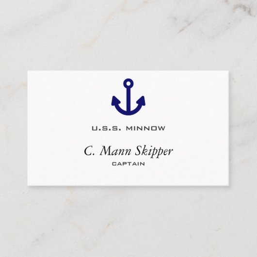 Anchor Visitekaartje (Voorkant)