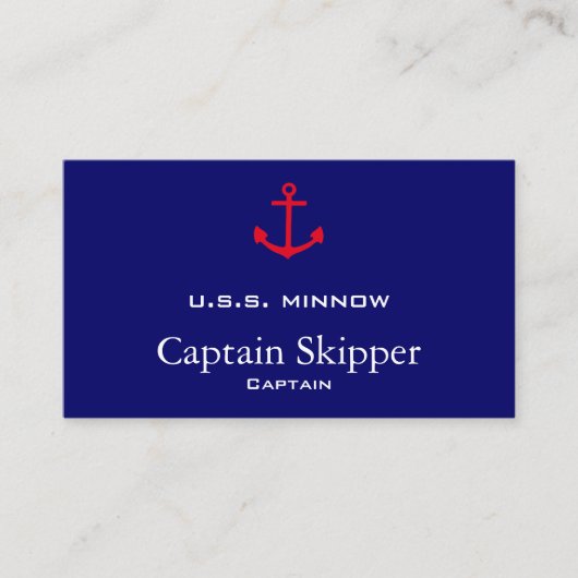 Anchor Visitekaartje (Voorkant)