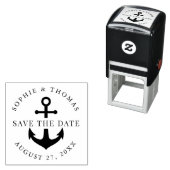 Anchor Wedding Save the Date Zelfinktende Stempel (In situ)