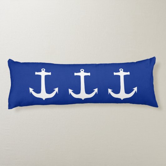 Anchor white + uw rugleuning en ideeën lichaamskussen (Achterkant)