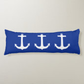 Anchor white + uw rugleuning en ideeën lichaamskussen (Voorkant)