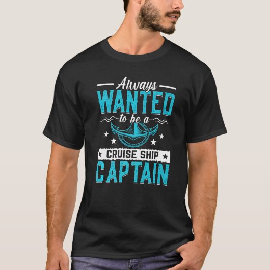 Anchor With Saying For Captain Pontoon Motor Boati T-shirt (Voorkant)