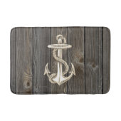 Anchor  Wood Bath Rug Badmat (Voorkant)