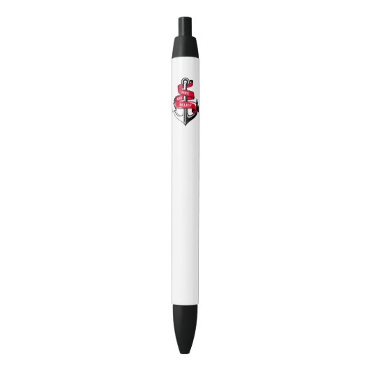 Anchor Zwarte Inkt Pen (Voorkant Verticaal)