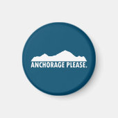 Anchorage Alaska alsjeblieft Magneet (Voorkant)