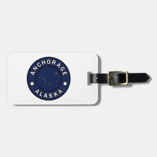 Anchorage Alaska Bagagelabel