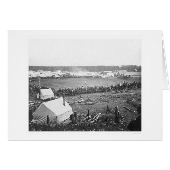 Anchorage, Alaska Baseball 1915 (Voorkant Horizontaal)