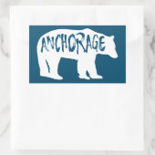 Anchorage Alaska Beer Rechthoekige Sticker (Tas)