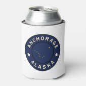 Anchorage Alaska Blikjeskoeler (Blikje Voorkant)