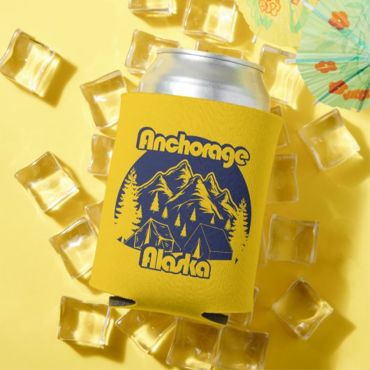 Anchorage Alaska Blikjeskoeler (Insitu Zomer)