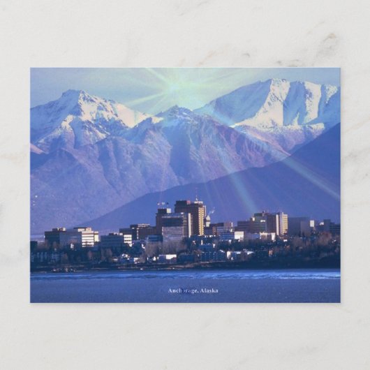 Anchorage, Alaska Briefkaart (Voorkant)