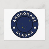 Anchorage Alaska Briefkaart (Voorkant)
