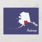 Anchorage Alaska Briefkaart (Voorkant)