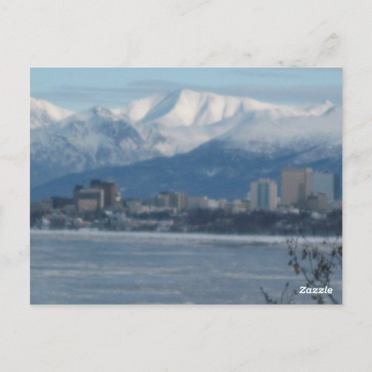 ANCHORAGE ALASKA BRIEFKAART (Achterkant)