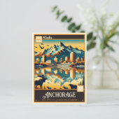 Anchorage, Alaska |  Briefkaart (Staand voorkant)