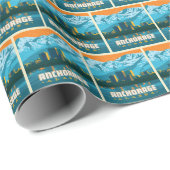 Anchorage, Alaska Cadeaupapier (Rol Hoek)