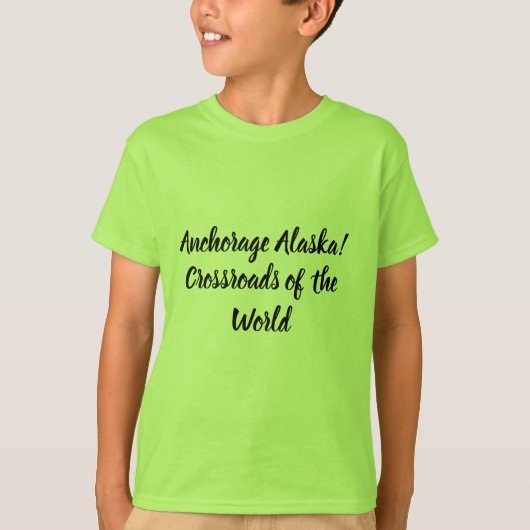 Anchorage Alaska Crossroad T-shirt (Voorkant)