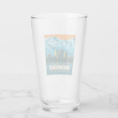 Anchorage, Alaska Glas (Achterkant)