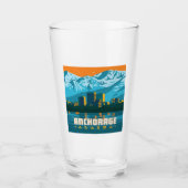 Anchorage, Alaska Glas (Voorkant)