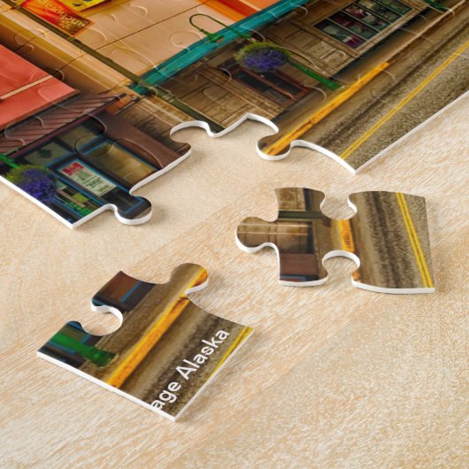 Anchorage Alaska Legpuzzel (Zijkant)