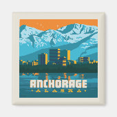 Anchorage, Alaska Magneet (Voorkant)