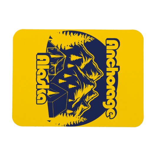 Anchorage Alaska Magneet (Horizontaal)