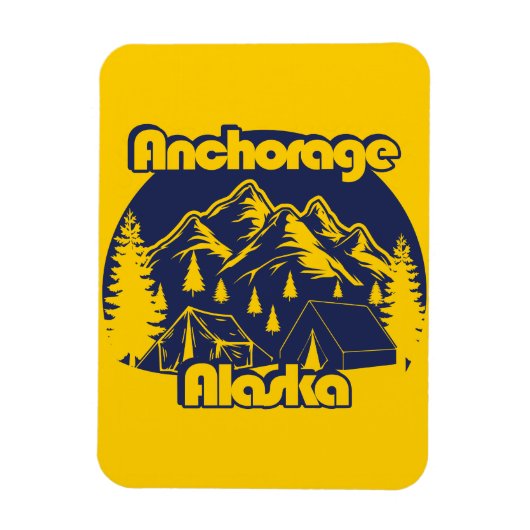 Anchorage Alaska Magneet (Verticaal)