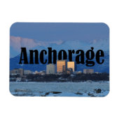 Anchorage Alaska Magnet Magneet (Horizontaal)