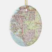 Anchorage Alaska Map (1994) Keramisch Ornament (Rechts)