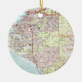 Anchorage Alaska Map (1994) Keramisch Ornament (Voorkant)