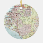 Anchorage Alaska Map (1994) Keramisch Ornament (Achterkant)