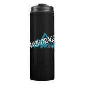 Anchorage Alaska Mountains Thermosbeker (Voorkant)