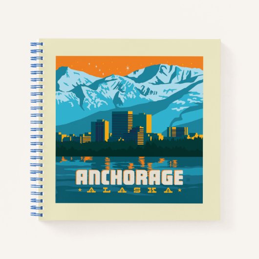 Anchorage, Alaska Notitieboek (Voorkant)