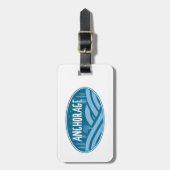 Anchorage Alaska Outdoors Bagagelabel (Voorkant verticaal)