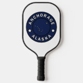 Anchorage Alaska Pickleball Paddle (Achterkant)