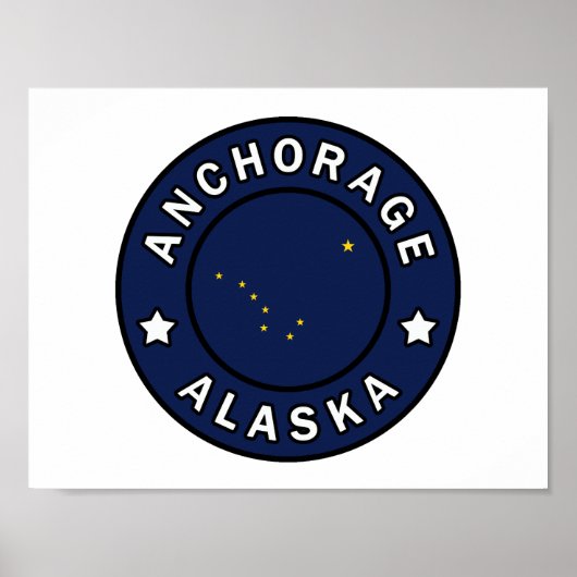 Anchorage Alaska Poster (Voorkant)