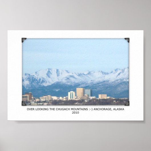 Anchorage, Alaska Poster (Voorkant)
