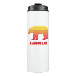 Anchorage Alaska Regenboog Beer Thermosbeker