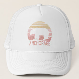 Anchorage Alaska Retro Beer Trucker Pet