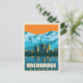 Anchorage, Alaska | Save the date Aankondigingskaart (Staand voorkant)