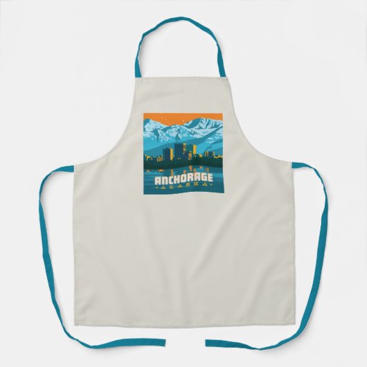 Anchorage, Alaska Schort (Voorkant)